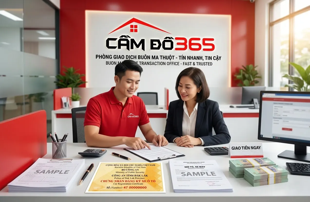 Cầm Xe Ô Tô BMT Hạn Mức Tỷ Đồng: Bãi Giữ An Toàn, Tiền 15 Phút