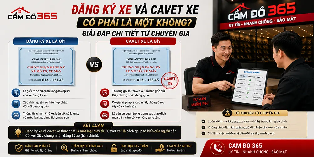 Đăng Ký Xe Và Cavet Xe Có Phải Một Không? Giải Đáp Chi Tiết